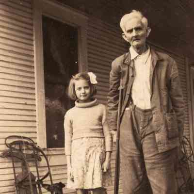 Charles Tilton Watson and his granddaughter Sarah Elizabeth (Watson) Orndoff
