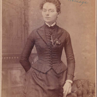 Kline-Moredock Album 01, Photo 21 - Ruth Ellen "Ella" (Davidson) Ramage [1862-1900]