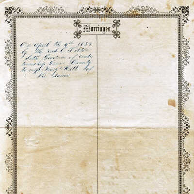 Seth & Mary (Hill) Goodwin Family Bible - Page 2