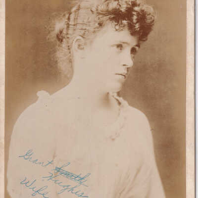 Kline-Moredock Album 01, Photo 34 - Julia Etta (DeWeese) Hughes [1871-1900]