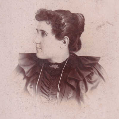 Kline-Moredock Album 01, Photo 02 - Lillian (Kline) (Roseberry) Moredock [1870-1954]