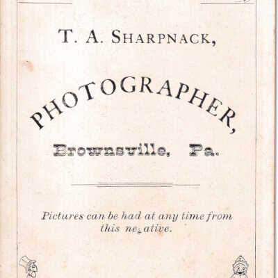 Kline-Moredock Album 01, Photo 02 - Reverse of image