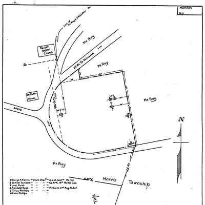 Beulah - Morris Township - Greene County - Pennsylvania - WPA Cemetery Plat