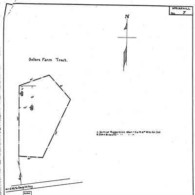 Sellers - Springhill Township - Greene County - Pennsylvania - WPA Cemetery Plat