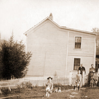 Dennis Meighen Sr. home located between Pine Bank and Jollytown, Gilmore Township, Greene County, Pennsylvania