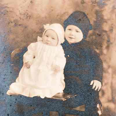 Martha Jane (Orndoff) Martin [1916-2007] and William Clarence Orndoff [1914-1996]