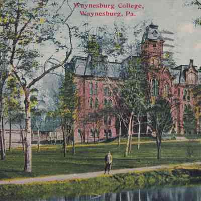 Miller Hall and College Park - Waynesburg, Greene County, Pennsylvania