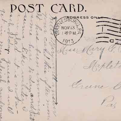 Postcard message: See WEB LINKS to DOWNLOAD high-resolution image.