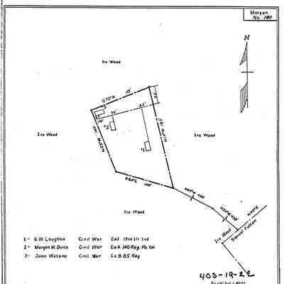 Mt. Zion - Morgan Township - Greene County - Pennsylvania - WPA Cemetery Plat
