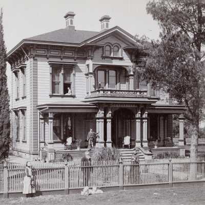 Asa Warren Morris [1826-1891] home in Yolo, California