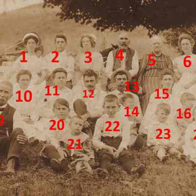 James Henderson family reunion: See WEB LINKS to DOWNLOAD high-resolution image.