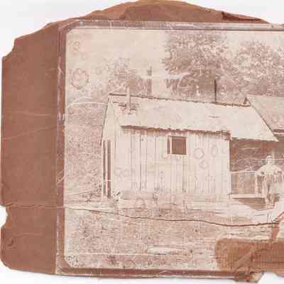 George Birch Vance family home near Davistown, Dunkard Township, Greene County, Pennsylvania: See WEB LINKS to DOWNLOAD high-resolution image.