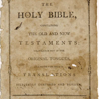 Edward Milliken Family Bible