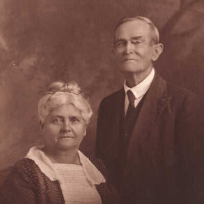 William Harvey Throckmorton and his wife, Lucy Jane (McGlumphy) Throckmorton