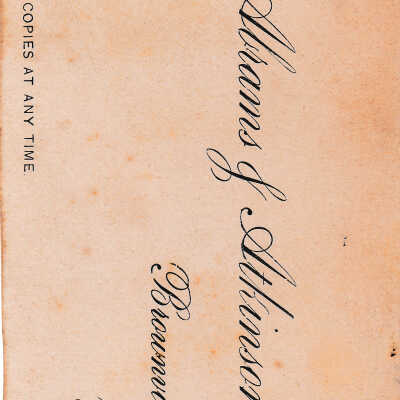 Ammons-Acklin Album - Reverse of image