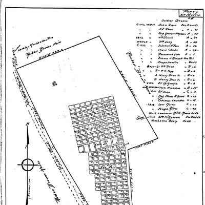 Cedar Grove - Perry Township - Greene County - Pennsylvania - WPA Cemetery Plat