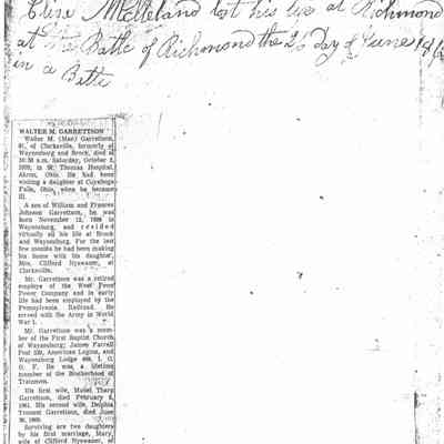 Elizabeth (Buchanan) McClelland Family Bible - Page 07