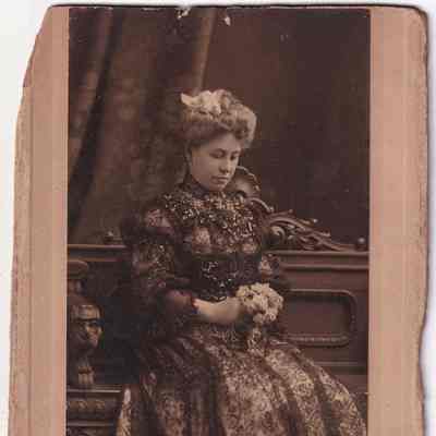 Believed to be Caroline Amelia (Edmonds) Weaver [1846-1923]