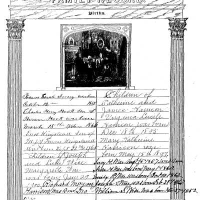 Jesse & Lucy W. (Burbridge) Hook Family Bible - Page 3