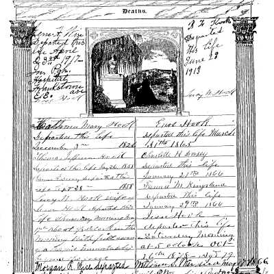 Jesse & Lucy W. (Burbridge) Hook Family Bible - Page 4