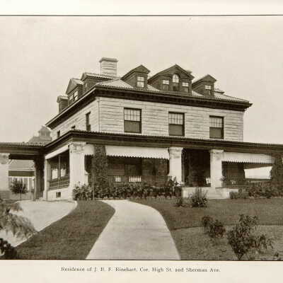 James Bennet Franklin Rinehart Sr. home, corner of High Street and Sherman Avenue, Waynesburg, Greene County, Pennsylvania