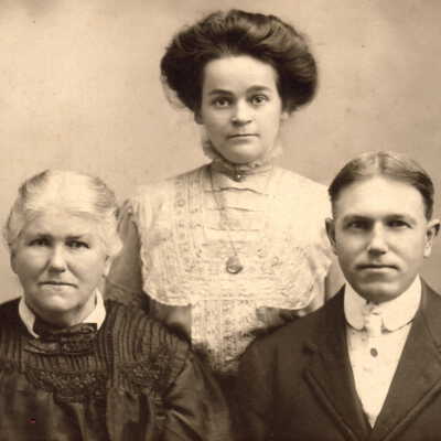 Henrietta (Fordyce) Rice, Blanche (Inghram) Rice, William Harry Enza Rice