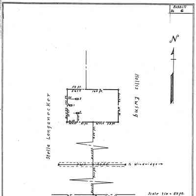 Durbin - Richhill Township - Greene County - Pennsylvania - WPA Cemetery Plat: See WEB LINKS to DOWNLOAD high-resolution image.