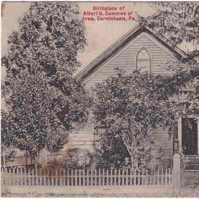 Thomas Layton Cummins and Sarah Baird (Flenniken) Cummins family home - Carmichaels, Greene County, Pennsylvania