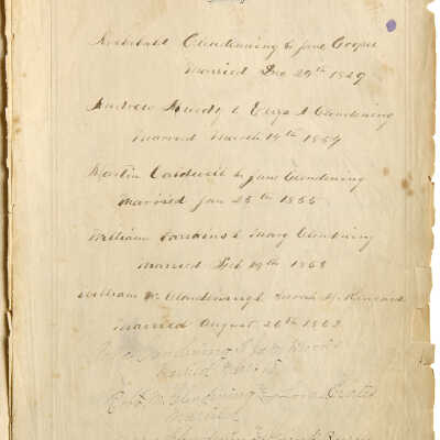 Archibald Clendening Family Bible - Page 3