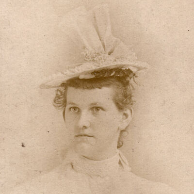 Rice-Fordyce Album 01, Photo 14 - Clara May (Church) Adamson [1875-1900]