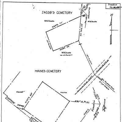 Haines - Franklin Township - Greene County - Pennsylvania - WPA Cemetery Plat