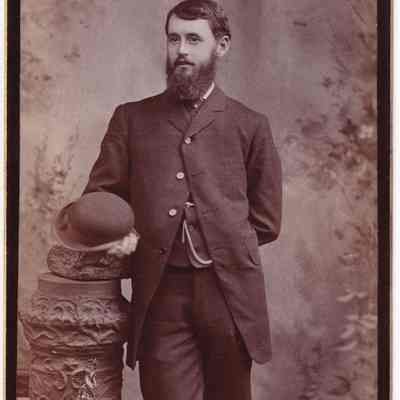 Pauley-Thompson Album, Photo 13 - James M. Esler [1854-1920]: See WEB LINKS to DOWNLOAD high-resolution image.