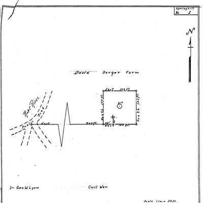 Barger - Springhill Township - Greene County - Pennsylvania - WPA Cemetery Plat