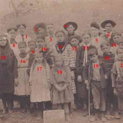 Holbrook School - Holbrook, Center Township, Greene County, Pennsylvania - NUMBERED: See WEB LINKS to DOWNLOAD high-resolution image.