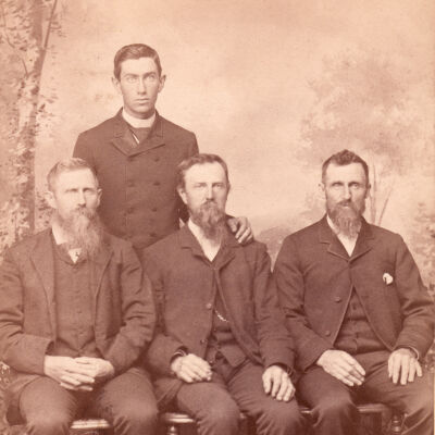 Rice-Fordyce Album 01, Photo 19 - Family of Josephus Rice Sr. and Harriet (Bodley) Rice