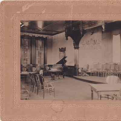 Philomathean Literary Society Hall - Miller Hall, Waynesburg College: See WEB LINKS to DOWNLOAD high-resolution image.