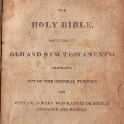 Peter Brown family bible records