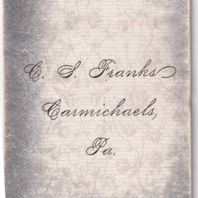 Ammons-Moredock Album 01, Photo 17 - Reverse of image