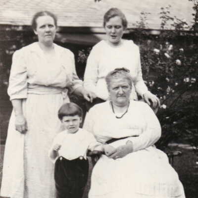 Silveus-Dulaney-Jacobs-Cole family - Four generations