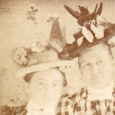 Toothman-Hoult Album, Photo 59 - Martha Jane (Hoult) Toothman [1850-1931] and her daughter, Margaret Lee (Toothman) Wilson [1882-1970]