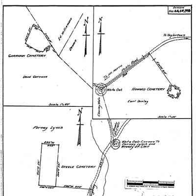 Garrison - Dunkard Township - Greene County - Pennsylvania - WPA Cemetery Plat