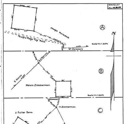 J. Fuller Farm - Whiteley Township - Greene County - Pennsylvania - WPA Cemetery Plat