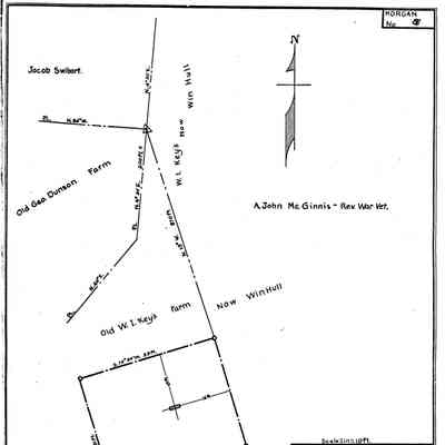 McGinnis - Morgan Township - Greene County - Pennsylvania - WPA Cemetery Plat