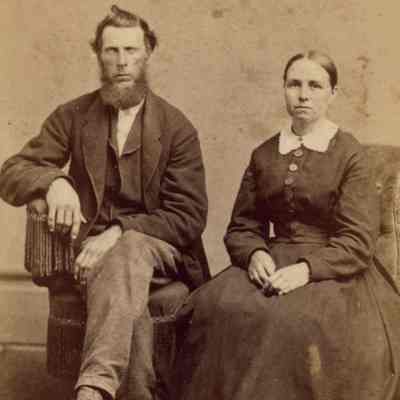 George Hoge [1832-1884] and his wife, Abigail (Woods) Hoge [1835-1932]