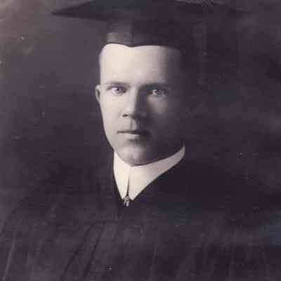 Waynesburg College Scrapbook, Photo 79 - Frank Throckmorton [1889-1954], Waynesburg College, Class of 1912