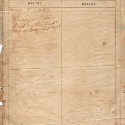 Robert Watson Family Bible - Page 4