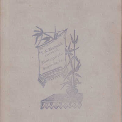 Kline-Moredock Album 01, Photo 25 - Reverse of image