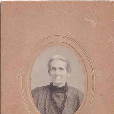 Charlotte (Rinehart) Morris [1834-1916]: See WEB LINKS to DOWNLOAD high-resolution image.