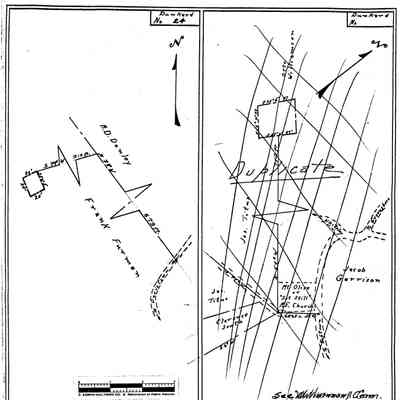 Furman I - Dunkard Township - Greene County - Pennsylvania - WPA Cemetery Plat: See WEB LINKS to DOWNLOAD high-resolution image.