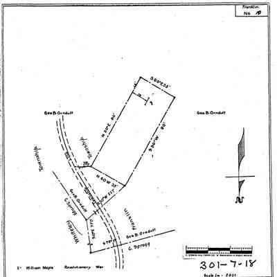 Ornduff - Franklin Township - Greene County - Pennsylvania - WPA Cemetery Plat